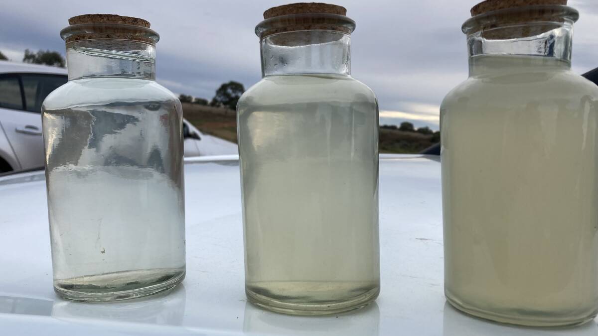 From left to right - water from Griffith's Main Canal, Channel No 18 and the Corynnia Channel. Photo by Cai Holroyd
