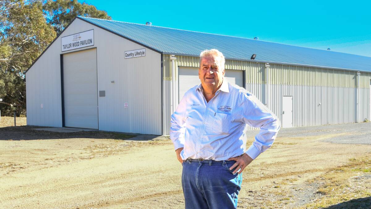 Ross Edwards, pictured at the Henty Machinery Field Days' Taylor Wood Pavilion, has been honoured with a Medal of the Order of Australia (OAM) for his service to the community of Lockhart. Picture by Bernard Humphreys
