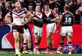 The Roosters have scored a thrilling six-tries-to-five home victory over the Sea Eagles. Photo: Mark Evans/AAP PHOTOS